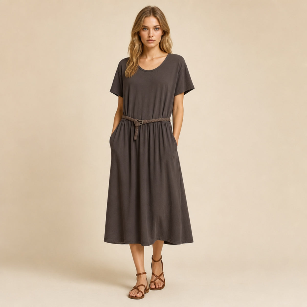 Maxi T shirt dress - La Gemme