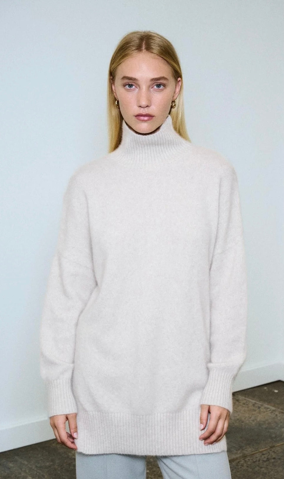 Little Lies - Turtle Neck Jumper Cloud