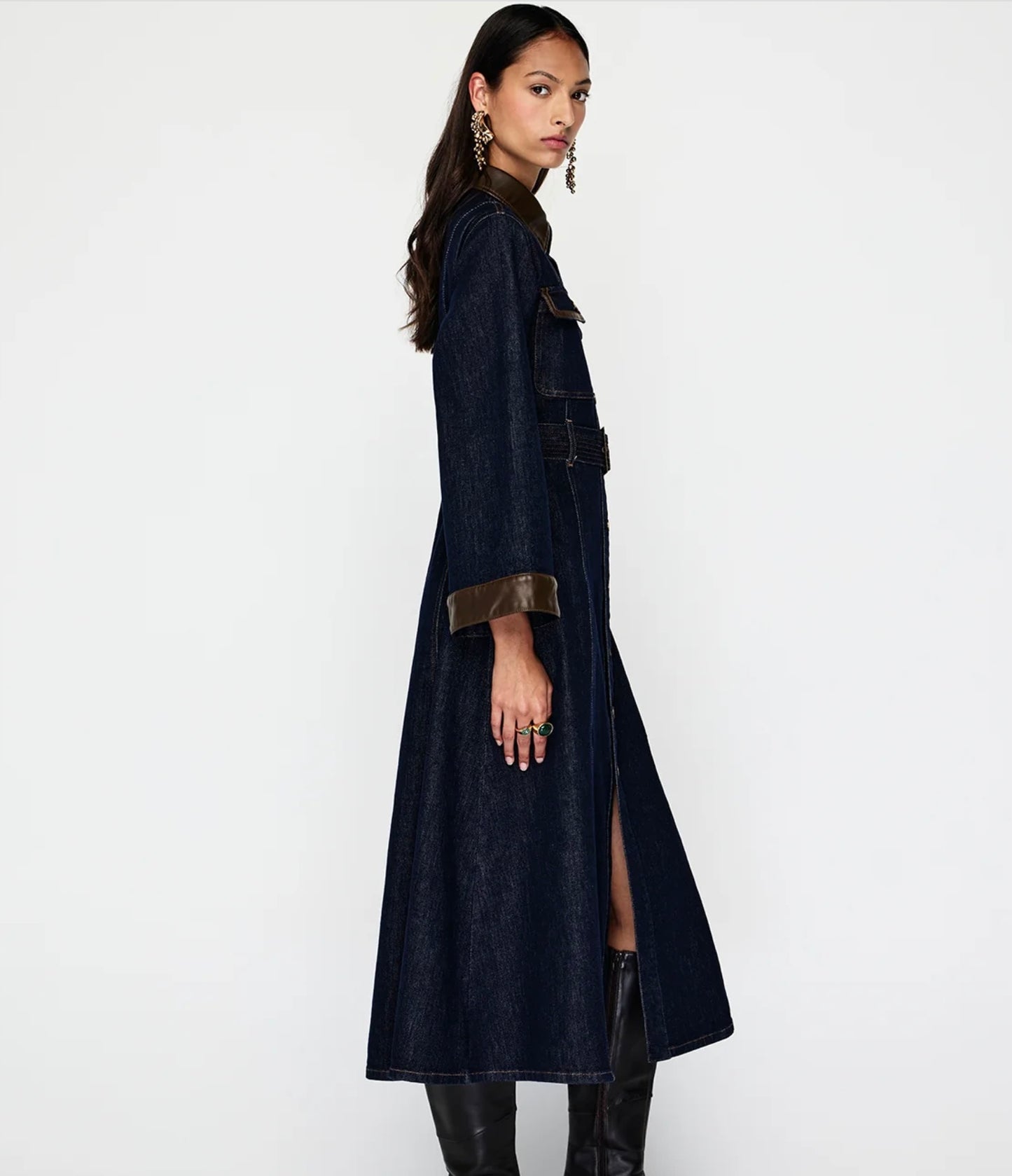 Mos Nia Denim Midi Dress