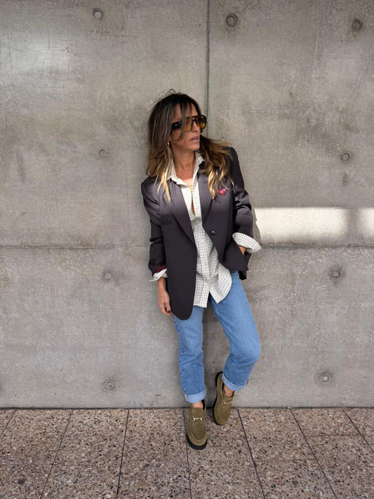 Mondara Black & Red Blazer