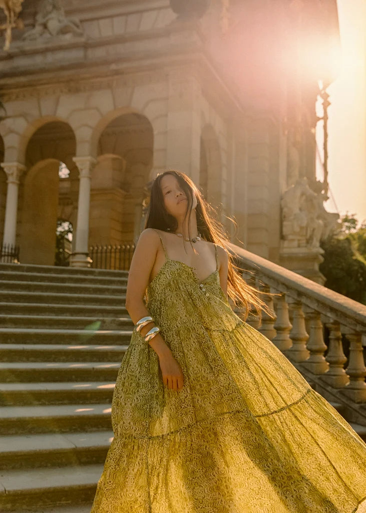 Kinga Csilla Viper Neroli Maxi Dress