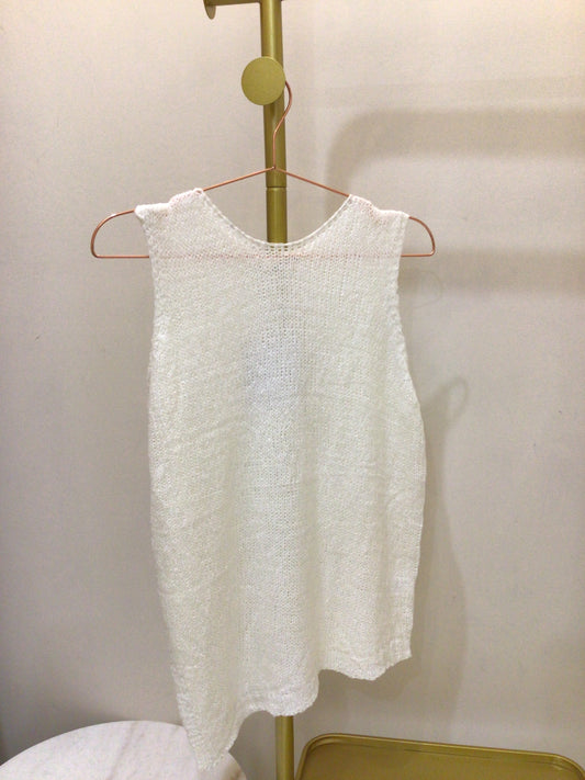 Label of Love -  Tasha Knit Tank - Cream