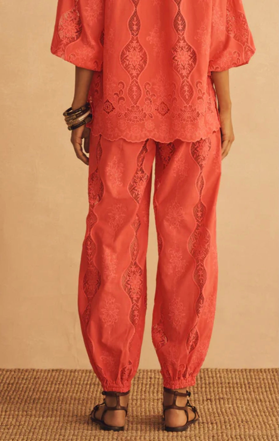 PRIMAROSA TRINA PLEATED HAREM PANT - Aur Ocea