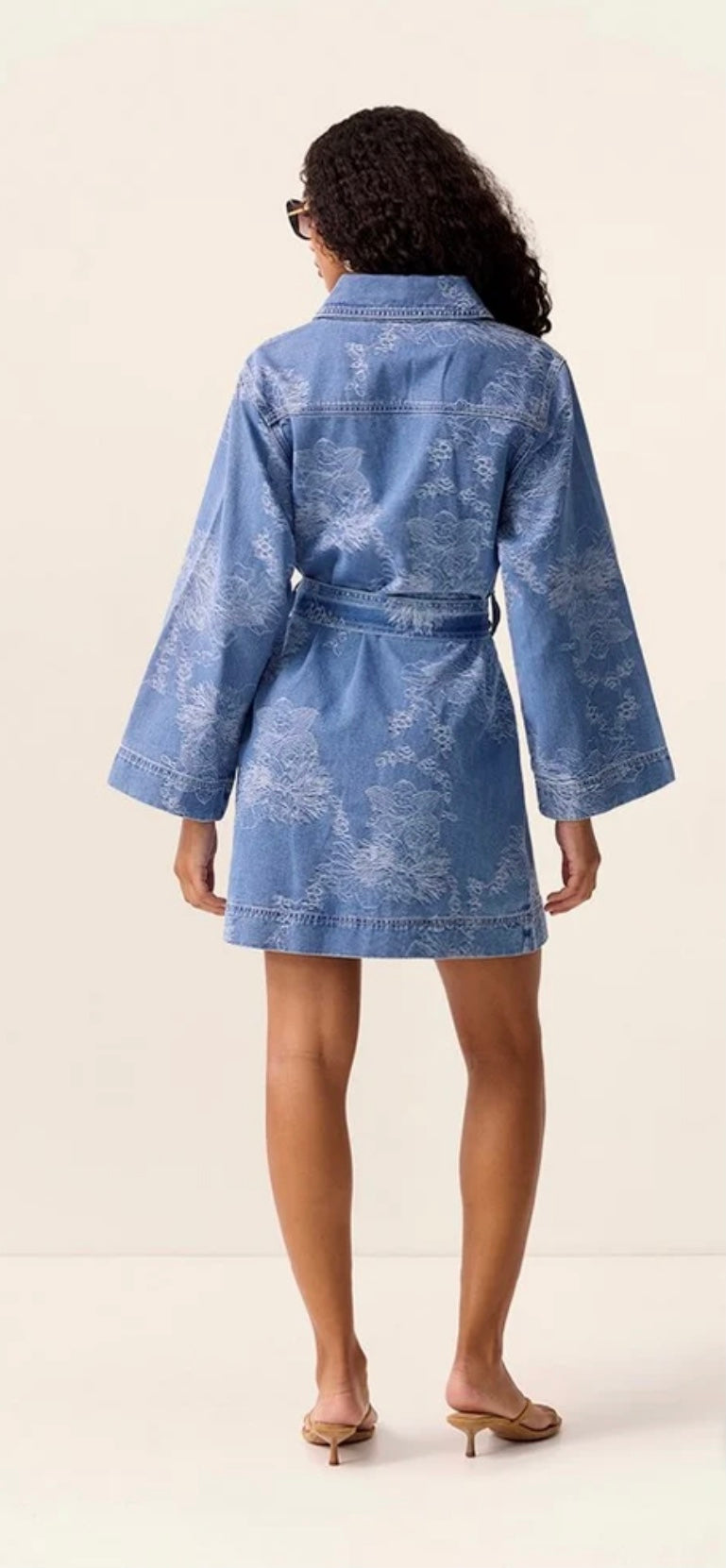Elodie Denim Mini Dress - Mos