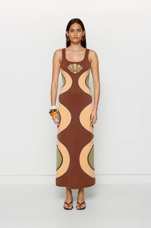 The Wolf Gang - Concha Knit Maxi Dress