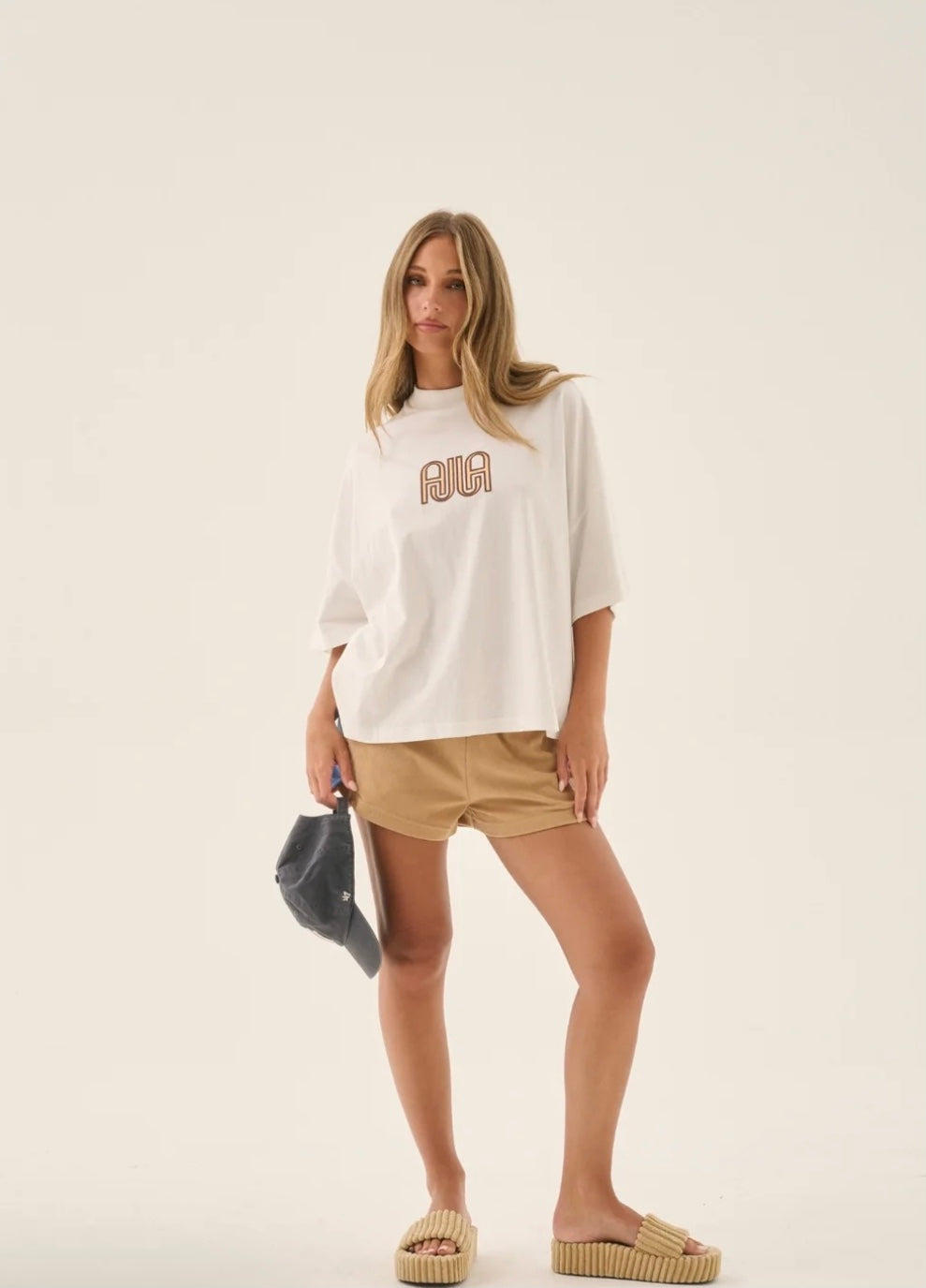 Ajja Oversized Tee Snow - Araminta James