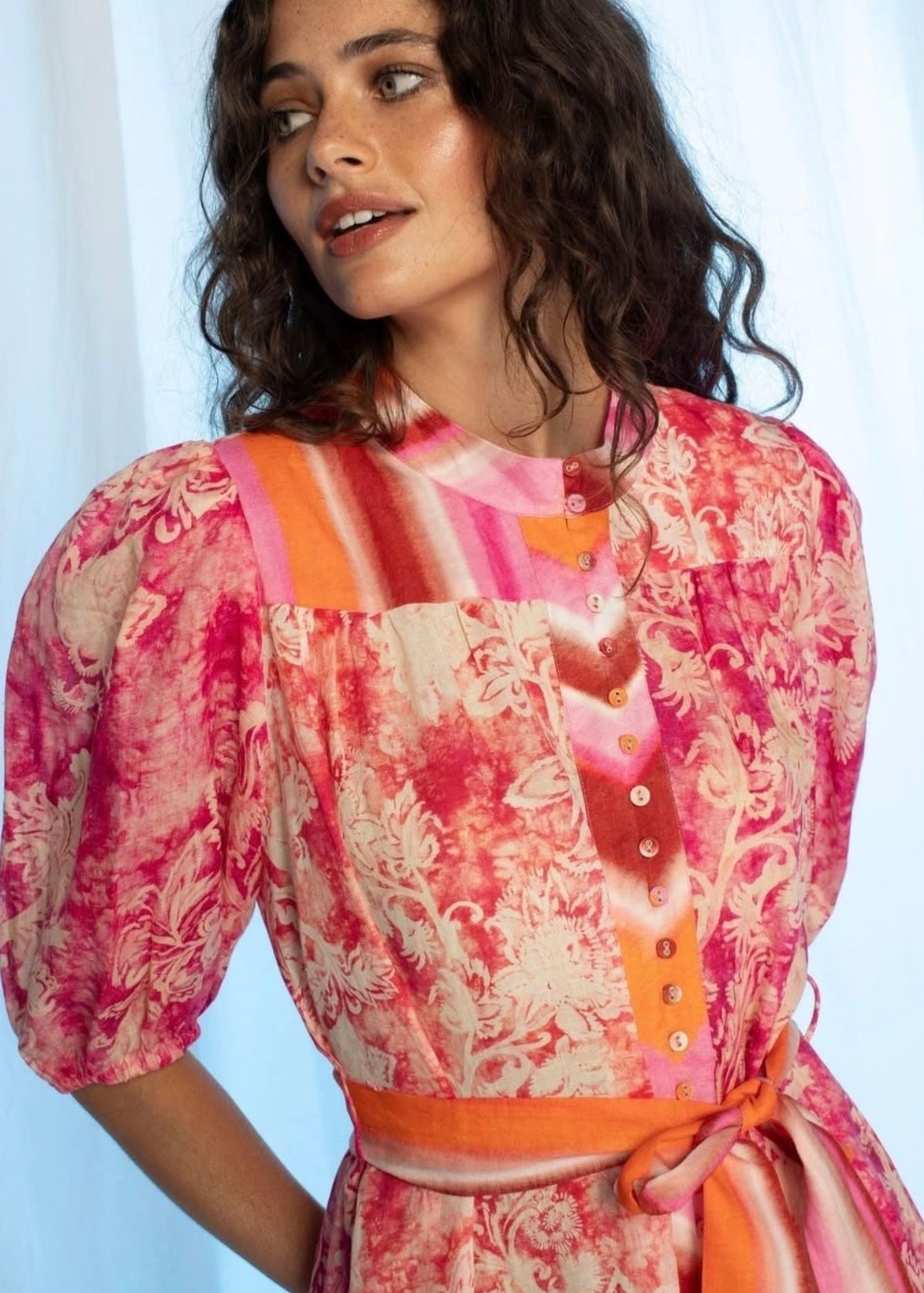 Kachel Pink Mini Dress