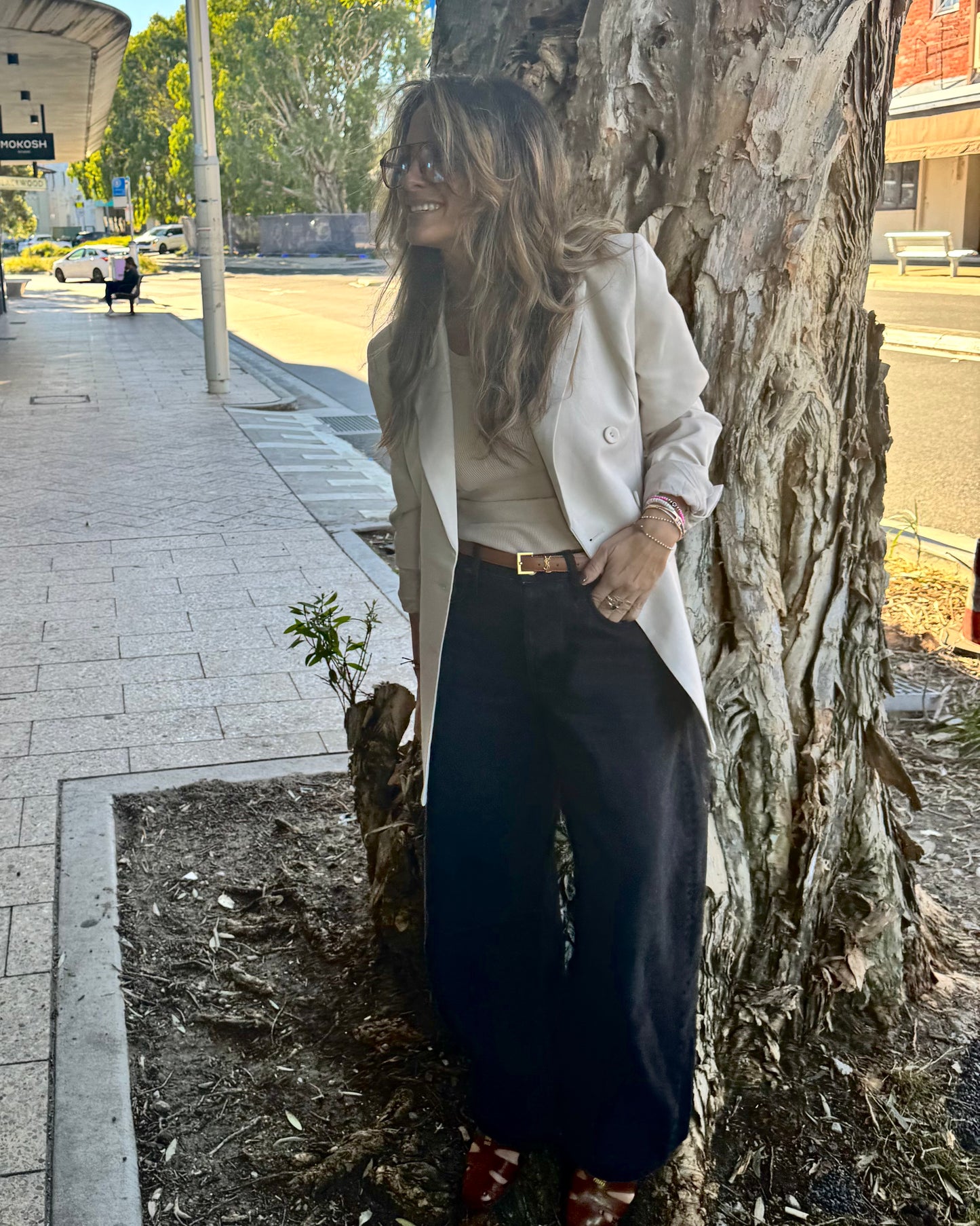 White Closet Beige Blazer