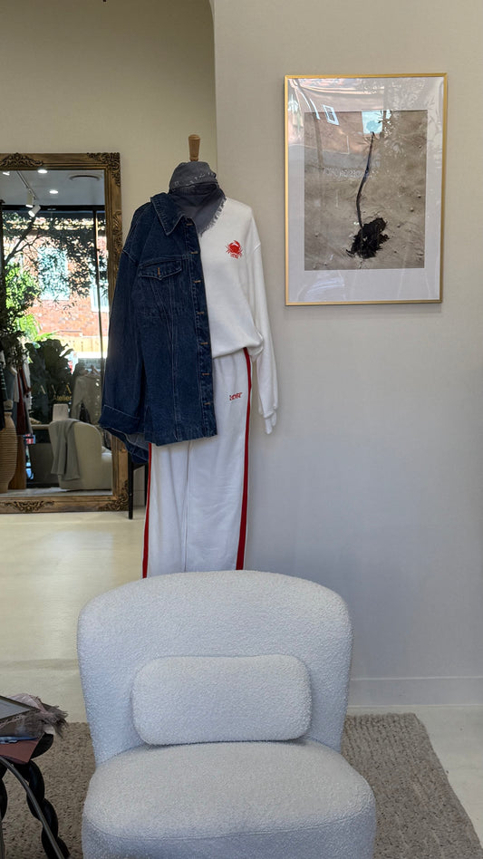 Lost In Lunar Track Top White