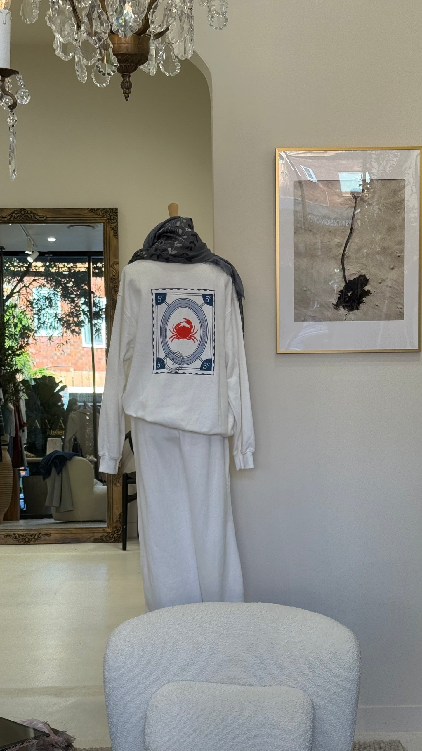 Lost In Lunar Track Top White