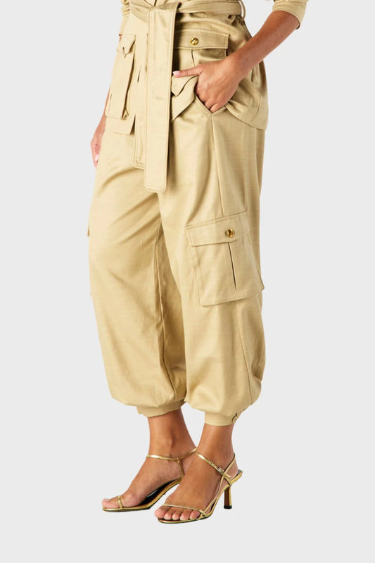 Mos The Label - Rita Pants in Classic Beige