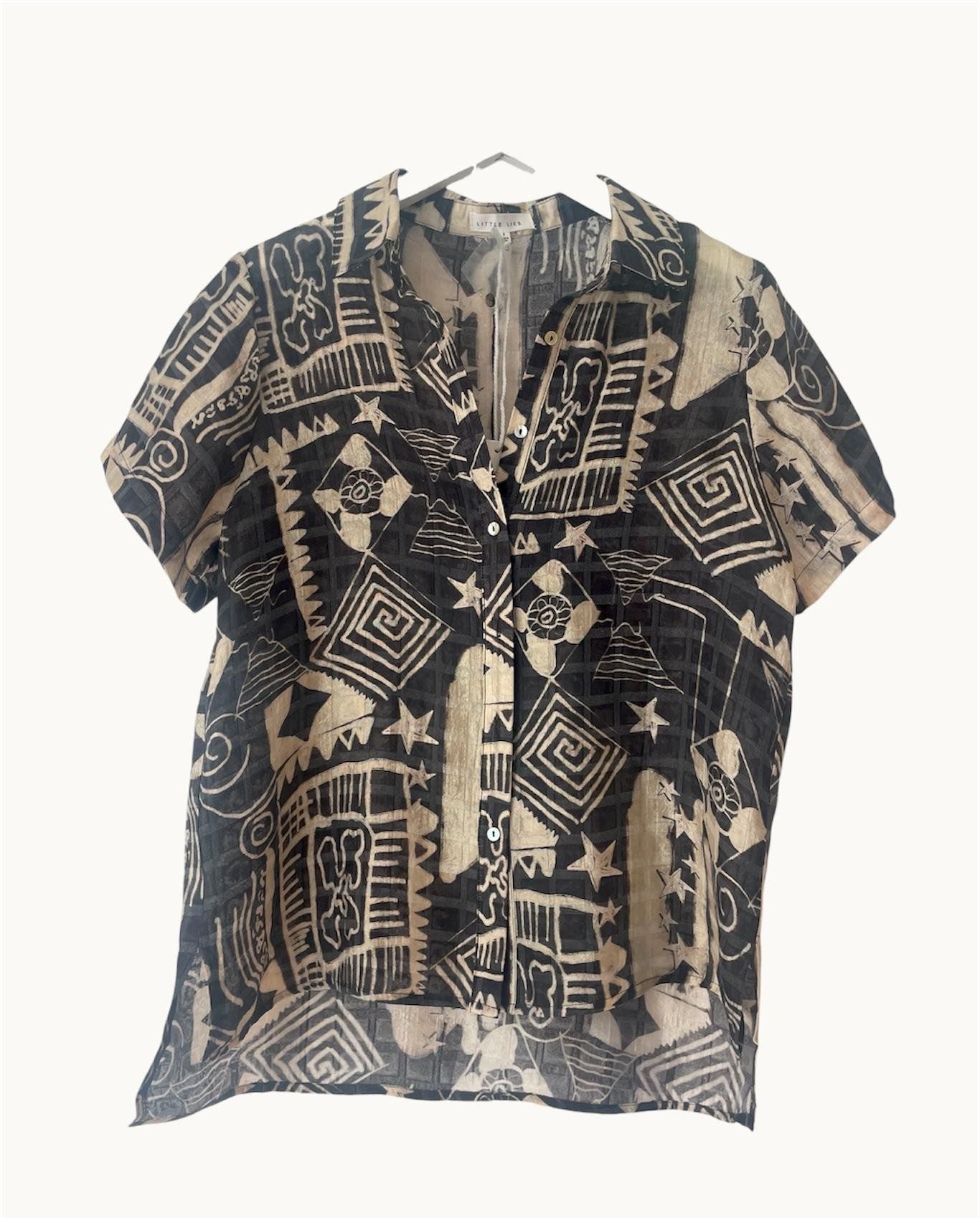 Little Lies - Cosmic Printed Shirt