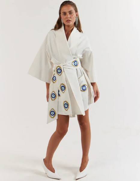 La Boheme Girls - Nirvana White Dress Evil Eye