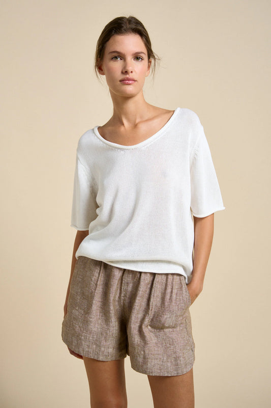 Little Lies - Scoop Neck Spring Tee