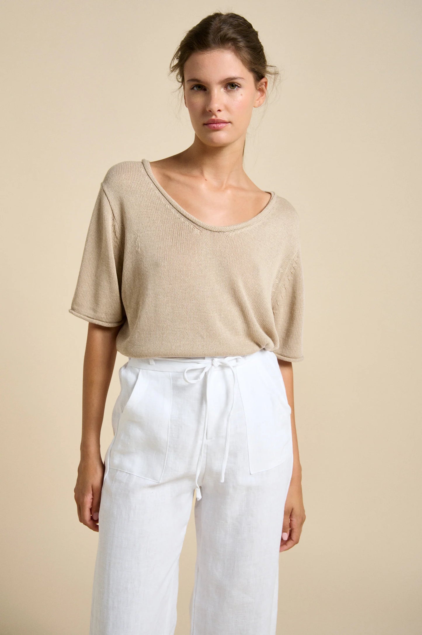 Little Lies - Scoop Neck Spring Tee