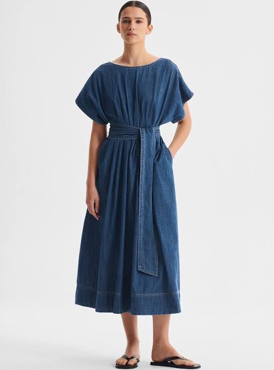 Tatum Denim Dress Blue - Morrison