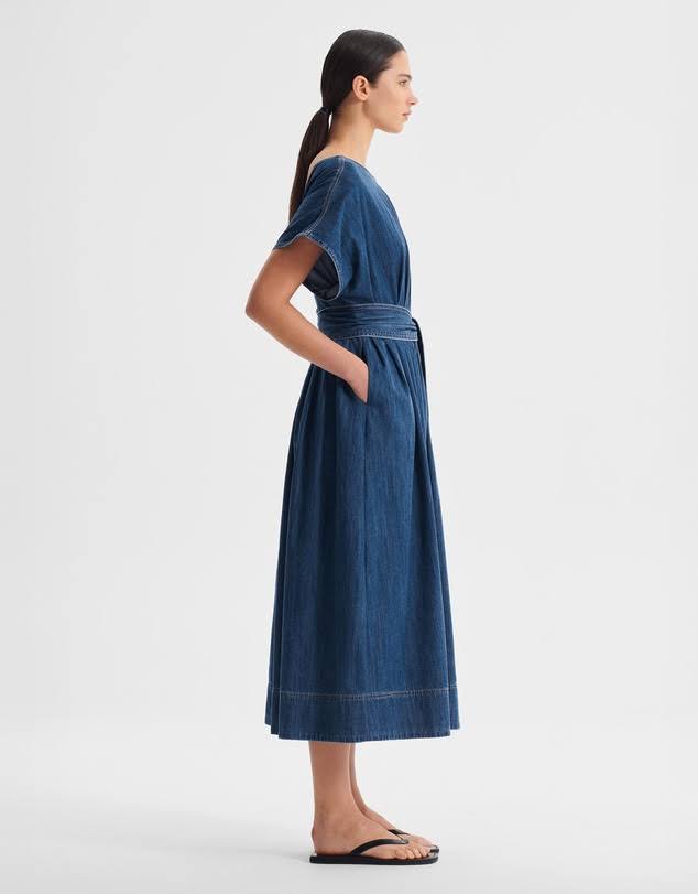 Tatum Denim Dress Blue - Morrison