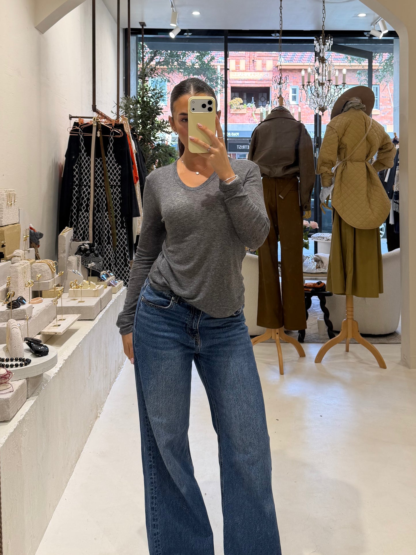 Long Sleeve Top - Grey