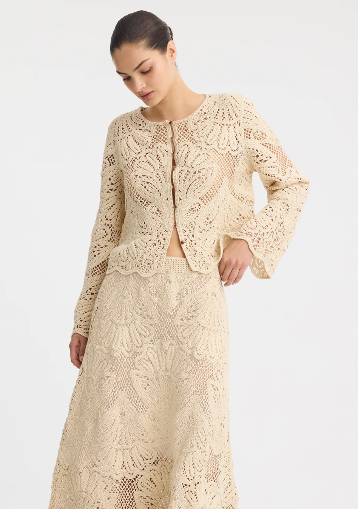 Marisol Cardigan Natural - Morrison
