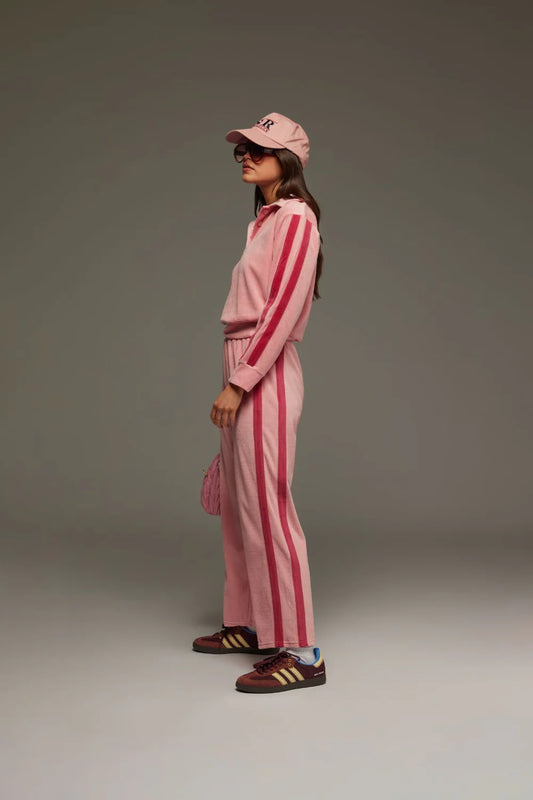 Araminta James Blush Mara Velour Pant