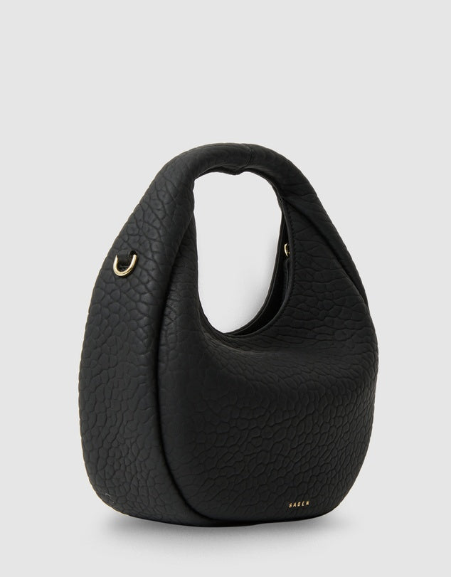 Saben Halle Black Bubble Mini Bag