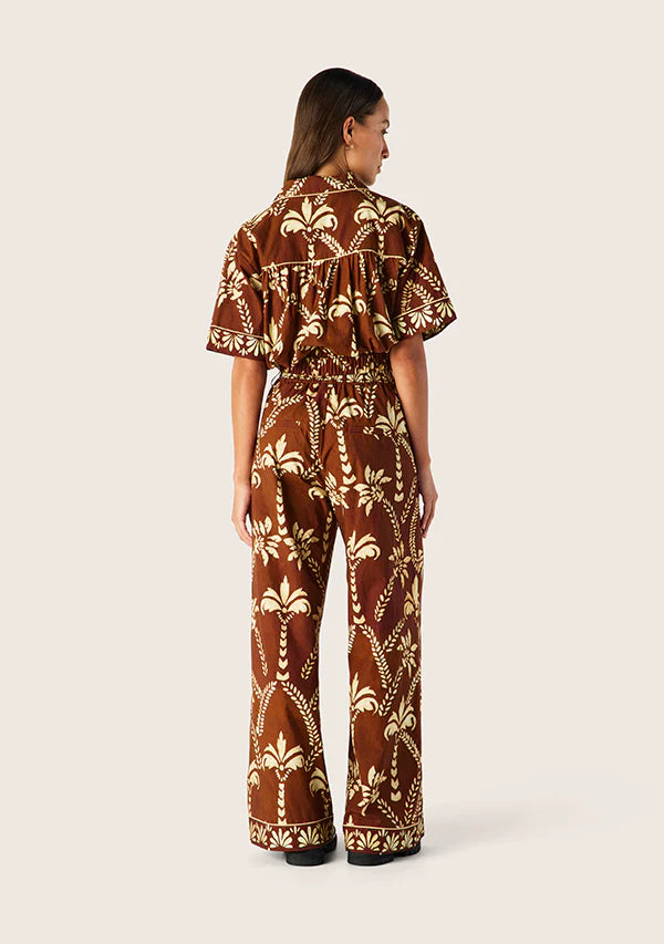 MOS The Label Tie Front Shirt