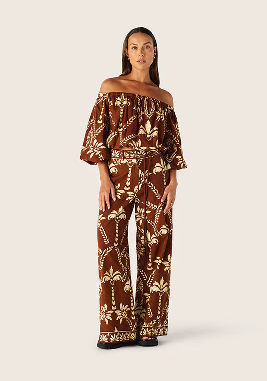MOS The Label Deia Print Pants