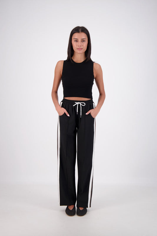 Jasmine Alexa Cassis Black Trouser