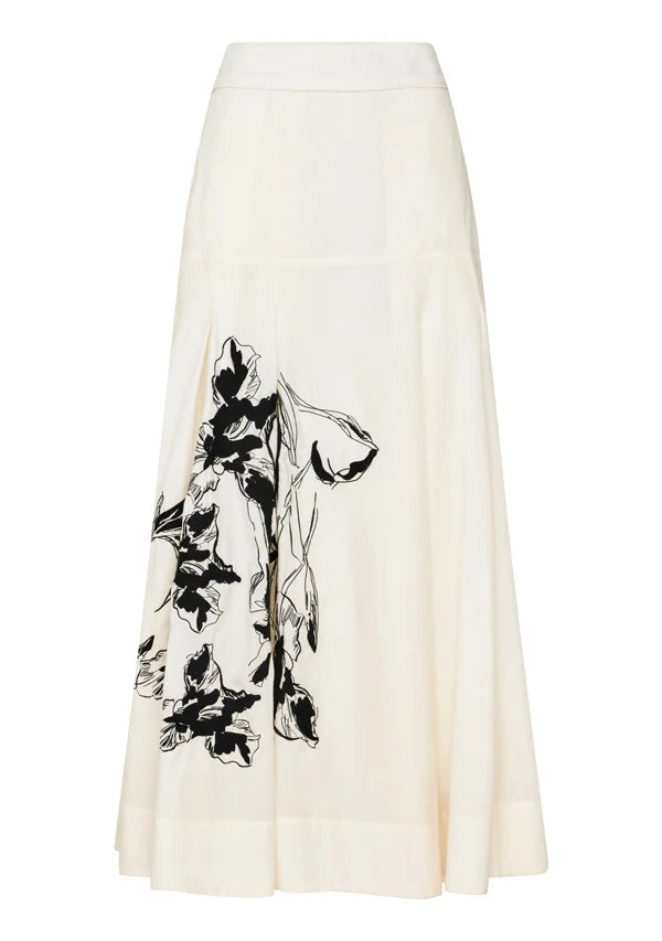 MOS The Label Lis Embroidery Skirt