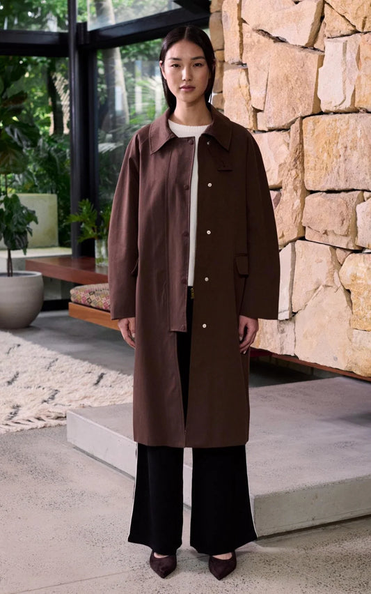 Little Lies Chocolate Shona Coat