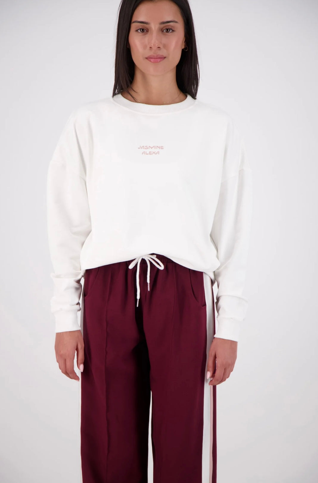 Jasmine Alexa Relaxed Crew Neck Sweatshirt