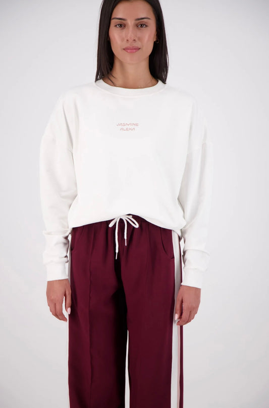 Jasmine Alexa Relaxed Crew Neck Sweatshirt