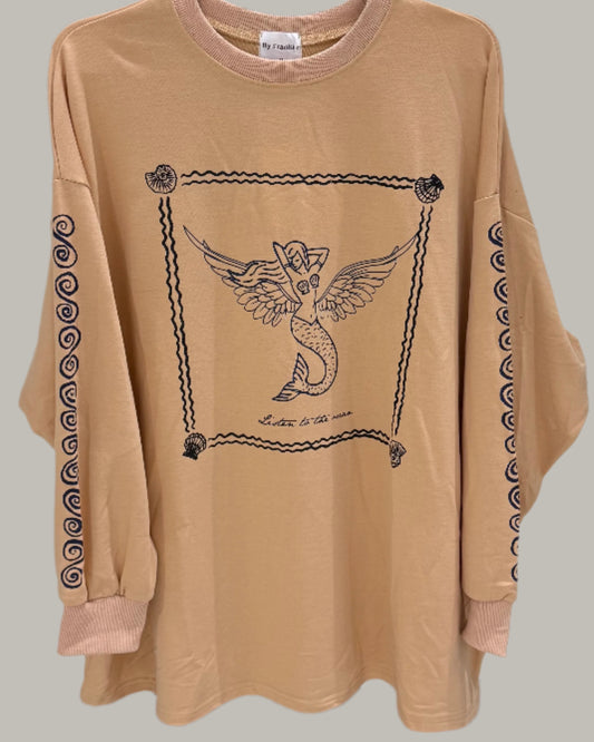 By Frankie Mermaid Long Sleeve Tee